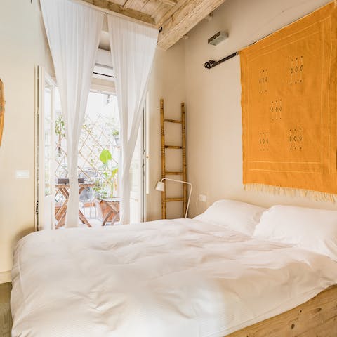 Open the doors and savour the magic of city living from the balcony