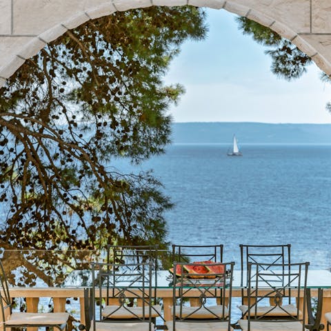 As you can imagine, views from this home are incredible