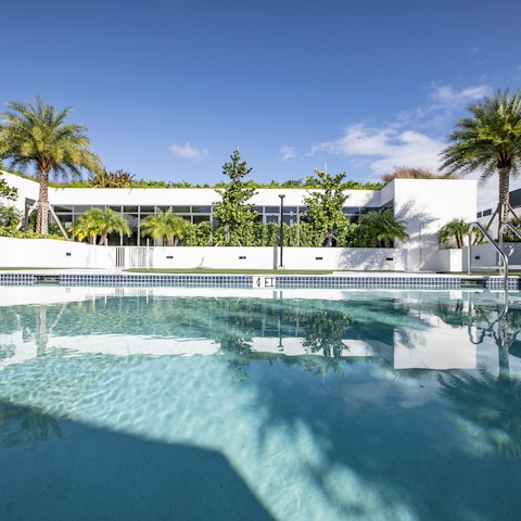 Spend hot and humid summers dipping in and out of the communal pool