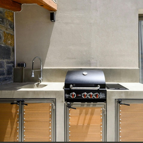 Enjoy family barbecues as the sun sets