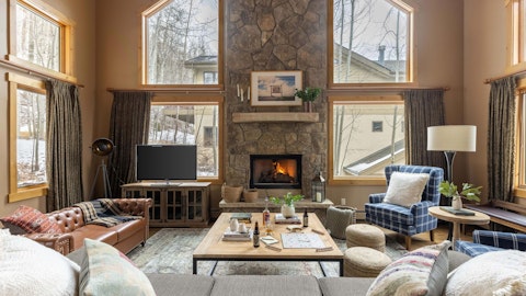 Warm up by the fire after a day on the slopes