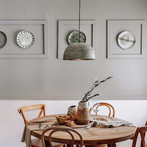 Cobble together tapas to enjoy at the dining table