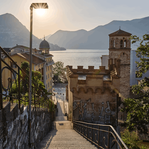 Explore the streets of Lugano & appreciate the historical architecture