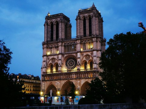 Marvel at Notre-Dame de Paris, the Gothic masterpiece rising above the Seine