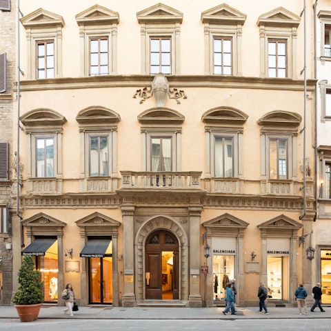 Pop into the designer boutiques directly below the apartment