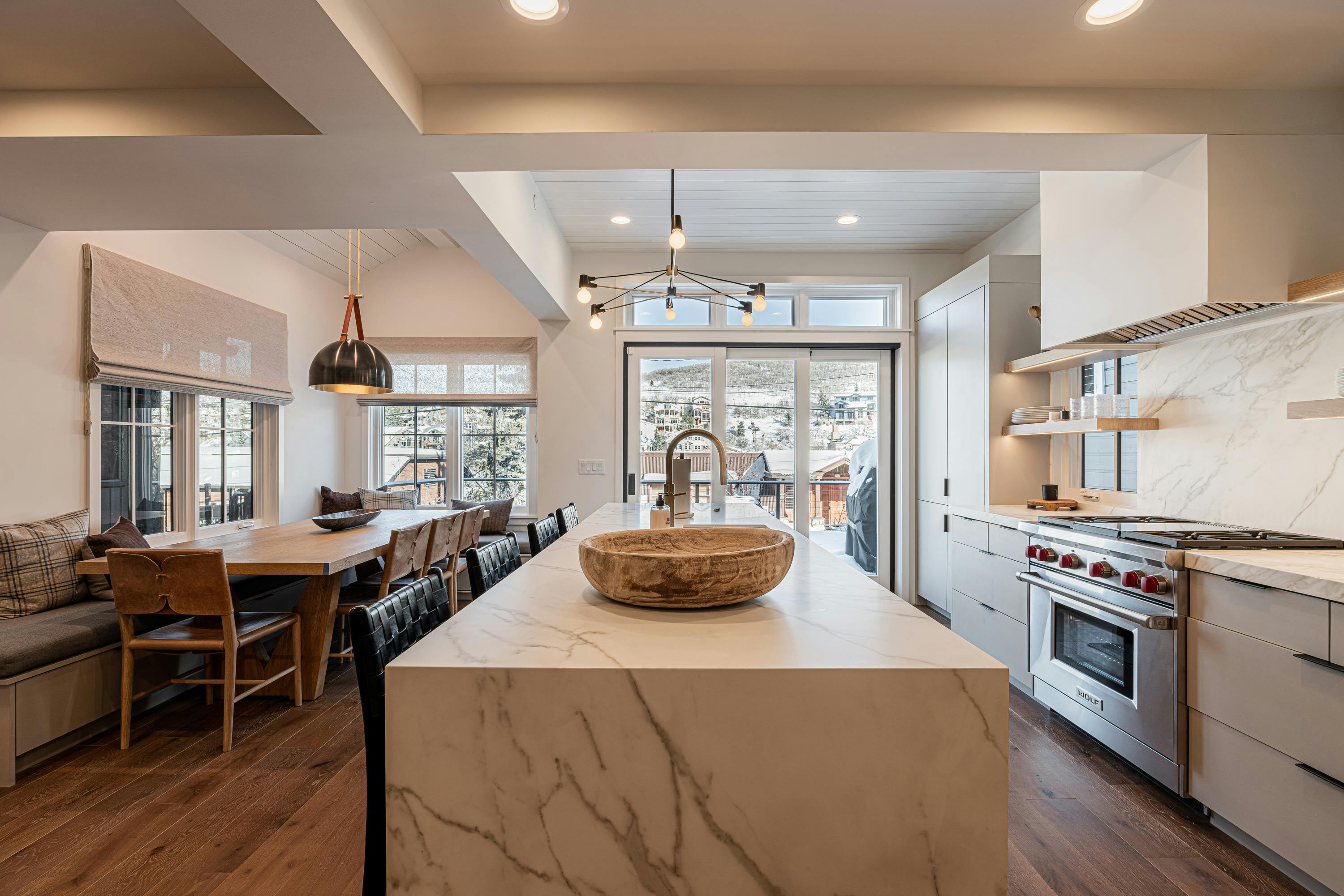 Mountain & Town Views