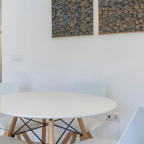 Enjoy some caldo verde at your dining table