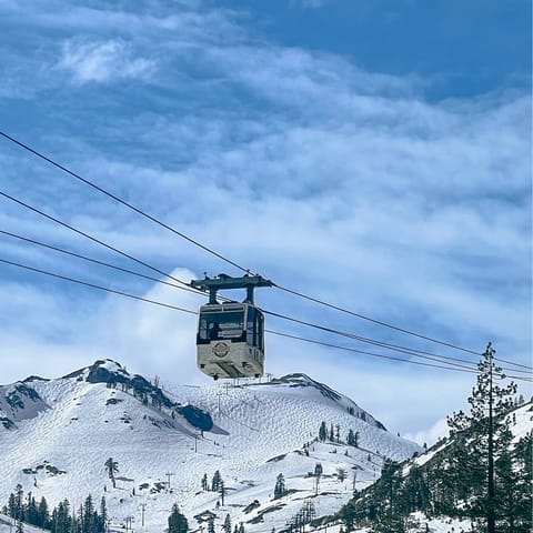 Step out of your apartment and access the gondolas taking you to the slopes