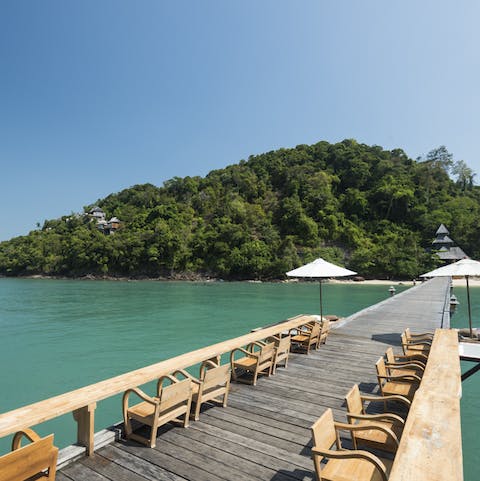 Stay on the tropical and tranquil Koh Yao Yai, just moments away from a stunning beach