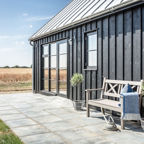 Enjoy quiet mornings outside, taking in the peaceful surroundings