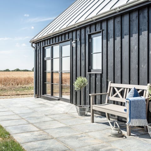 Enjoy quiet mornings outside, taking in the peaceful surroundings