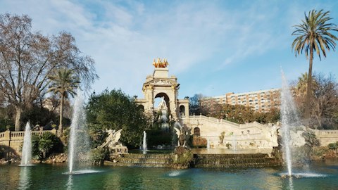 Enjoy a leisurely stroll around Ciutadella Park