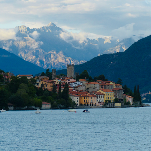 Stay in the picturesque lakeside town of Menaggio