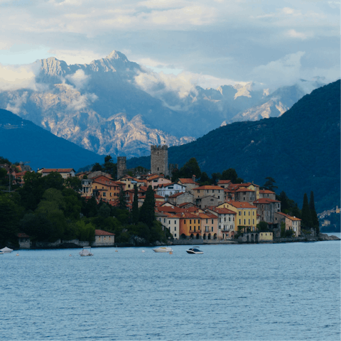 Stay in the picturesque lakeside town of Menaggio