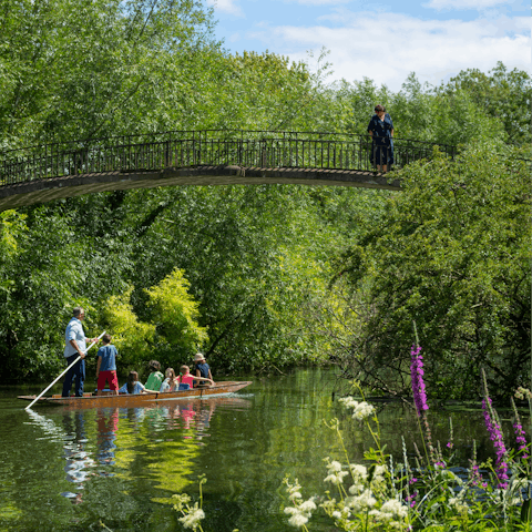 Spend an afternoon punting along the river