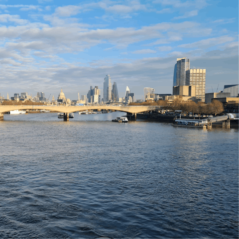 Stroll along the Thames or in nearby Bishop's Park