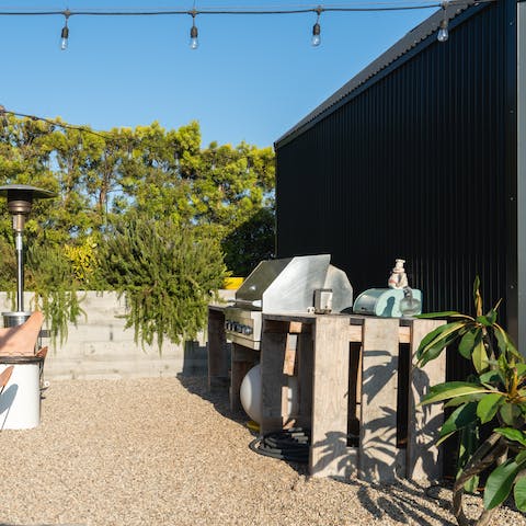 Fire up the barbecue and grill some locally sourced meat (or vegetables, of course)