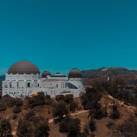 Take a hike in Griffith Park – a twenty-minute drive away