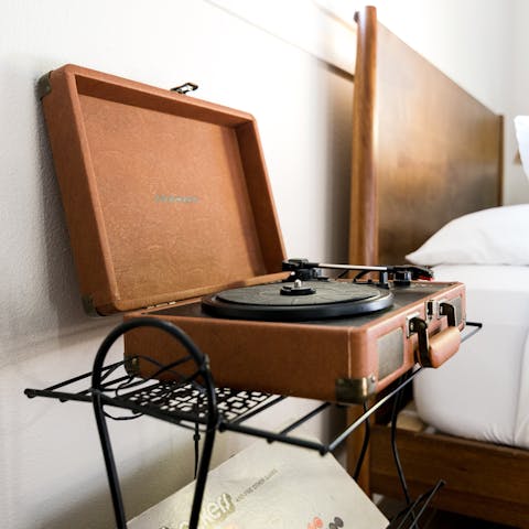 Enjoy working your way through the collection of classic vinyls