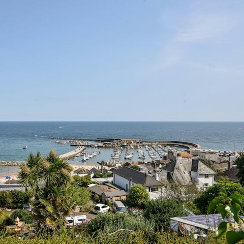 Explore Lyme Regis – the beach is less than a mile away