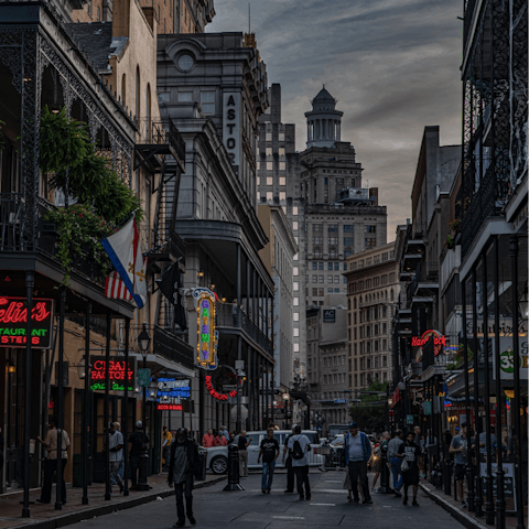 Explore the chic Warehouse District surrounding the home