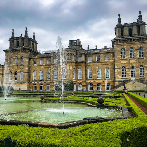 Visit the beautiful Blenheim Palace – a fifteen-minute drive away