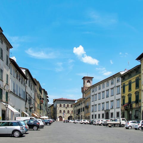 Explore the Medieval charm of Pescia