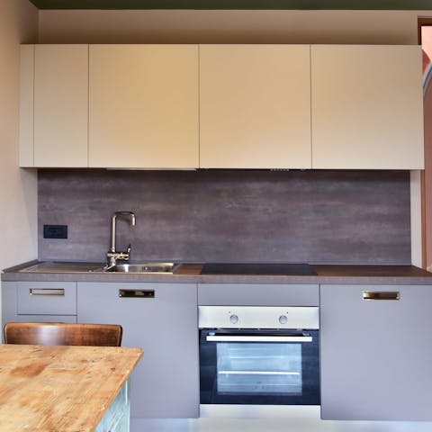 Prepare your own Italian fare at home in the kitchen