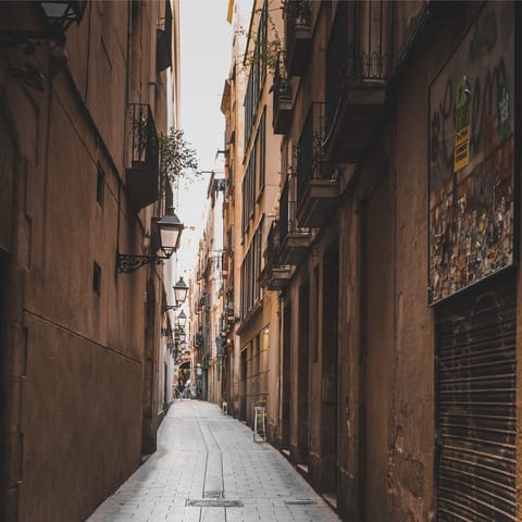 Stroll Gracia's 19th-century lanes lined with boutiques and bars
