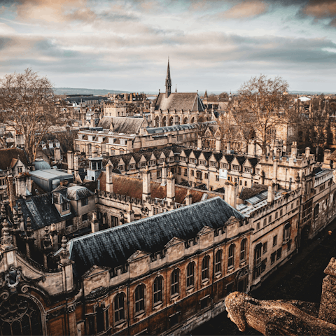 Explore the historic heart of Oxford – a short walk away