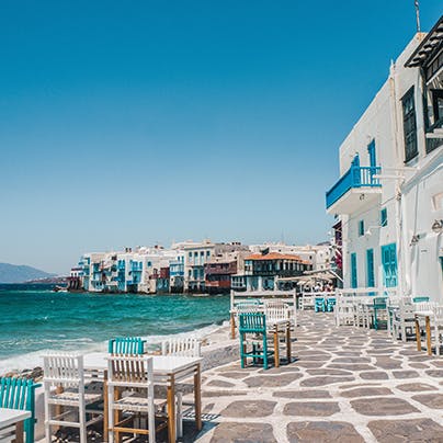 Indulge in the charms of Mykonos Town, 4km away