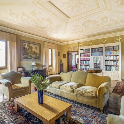 Open a bottle of vintage and get cosy in the living room