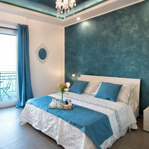 Wake up well-rested and step out to be greeted by the sea