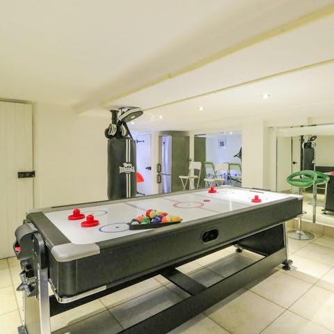 Fire up your competitive spirit in the games room