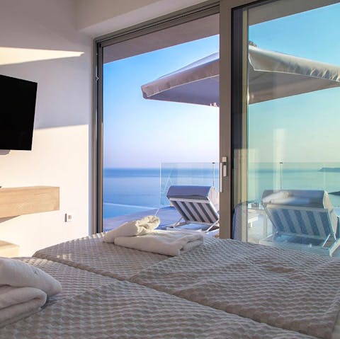Step right out to the sun-soaked balcony from the main bedroom