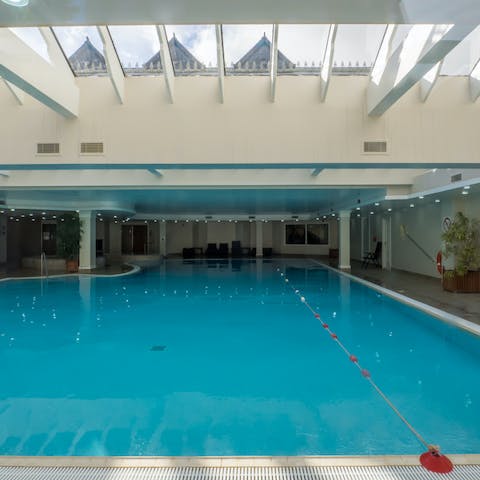 Make the most of the resort's shared swimming pool