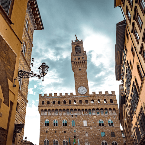 Visit historic Piazza della Signoria, a quick stroll from this home