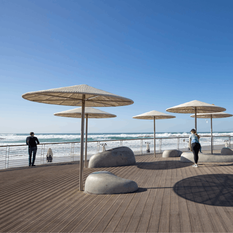Grab your suncream and take the ten-minute walk to Banana Beach