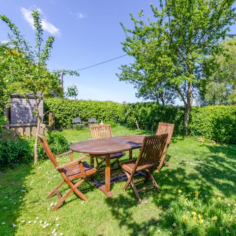 Enjoy long summer days out in your luscious green garden