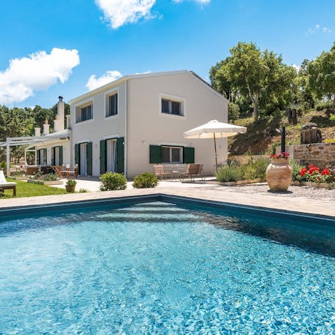 Escape the Sicilian sun with a dip in the pool