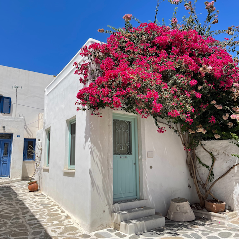 Visit the town of Paros