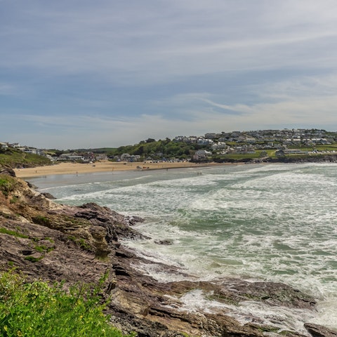 Grab the home's body boards and hit Polzeath's surf, just a short drive away