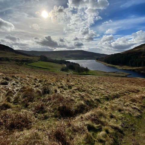 Spend an afternoon strolling around Combs Reservoir, a seven-minute walk away