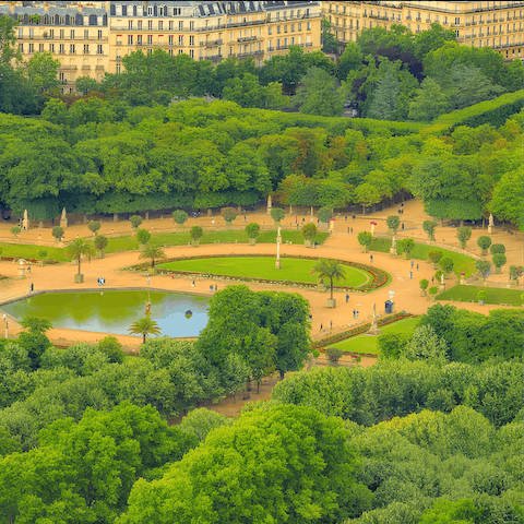 Make a trip to Jardin du Luxembourg, just a short walk away