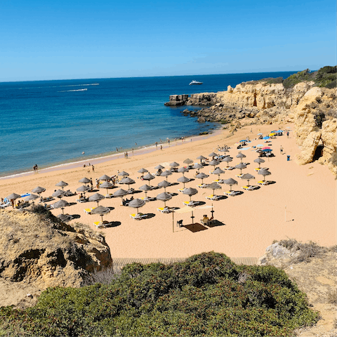 Soak up the sun, sea and sand at Alvor beach
