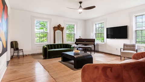 Play the piano or settle in for a film night
