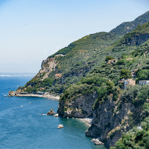 Take advantage of the free shuttle service to Vico Equense