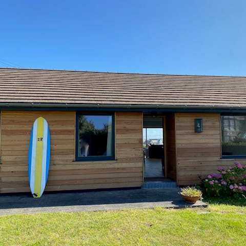 Try your hand at surfing the Cornish coast