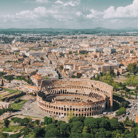 Hop on Tram 8 and be in the heart of this ancient city in less than fifteen minutes