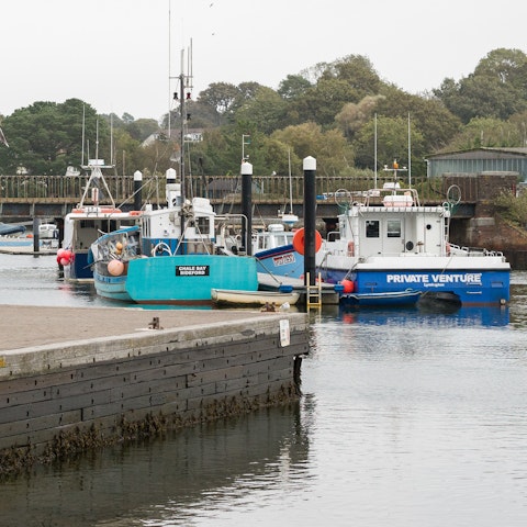 Wander along the marinas and ports that line Lymington River